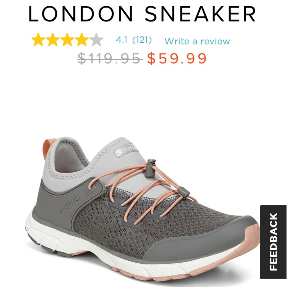 COPY - Vionic NIB London Sneaker